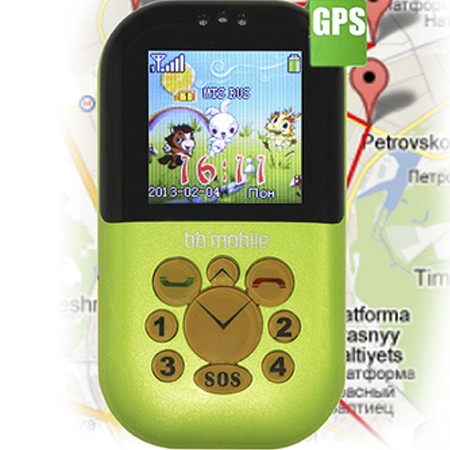 Детский мобильный телефон bb-mobile GPS Маячок